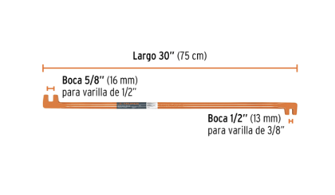 Grifa dos bocas 10-12mm Truper