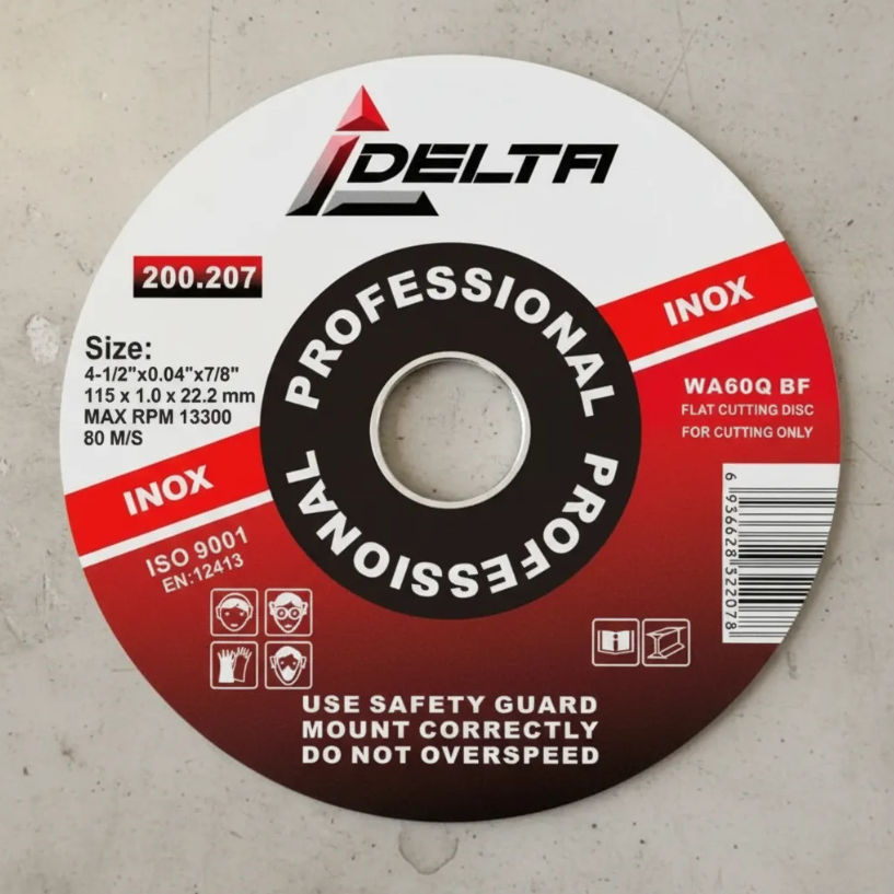 Disco de Corte Metal INOX Delta